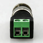 Solderless DC Male BNC Connector For CCTV Camera