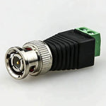 Solderless DC Male BNC Connector For CCTV Camera
