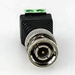 Solderless DC Male BNC Connector For CCTV Camera