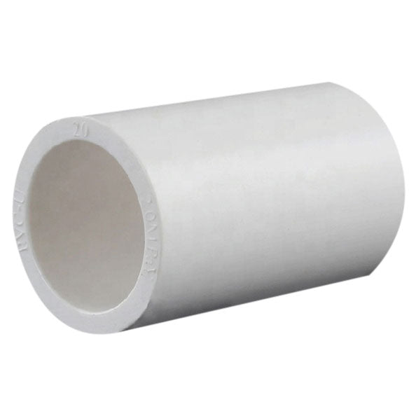 Pvc Coupler  25mm White