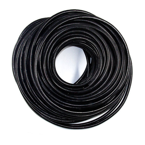 Pvc Flexible Conduct Pipe 15 mtr Roll, Black