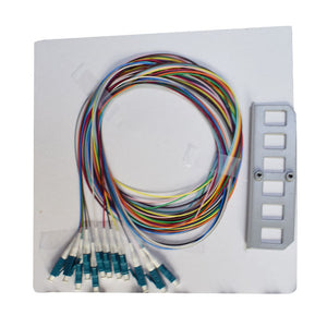 12F LCPC multi color fiber optic pigtail