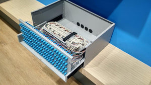 FMS 4U 96F SCPC fully Loaded with 8 Splicing trays