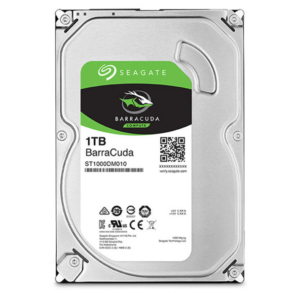 Seagate 1TB BarraCuda SATA III 3.5" Internal HDD