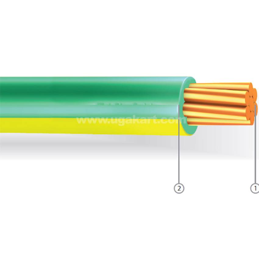 Grounding Cable 16mm Yellow & Green 100Mtr