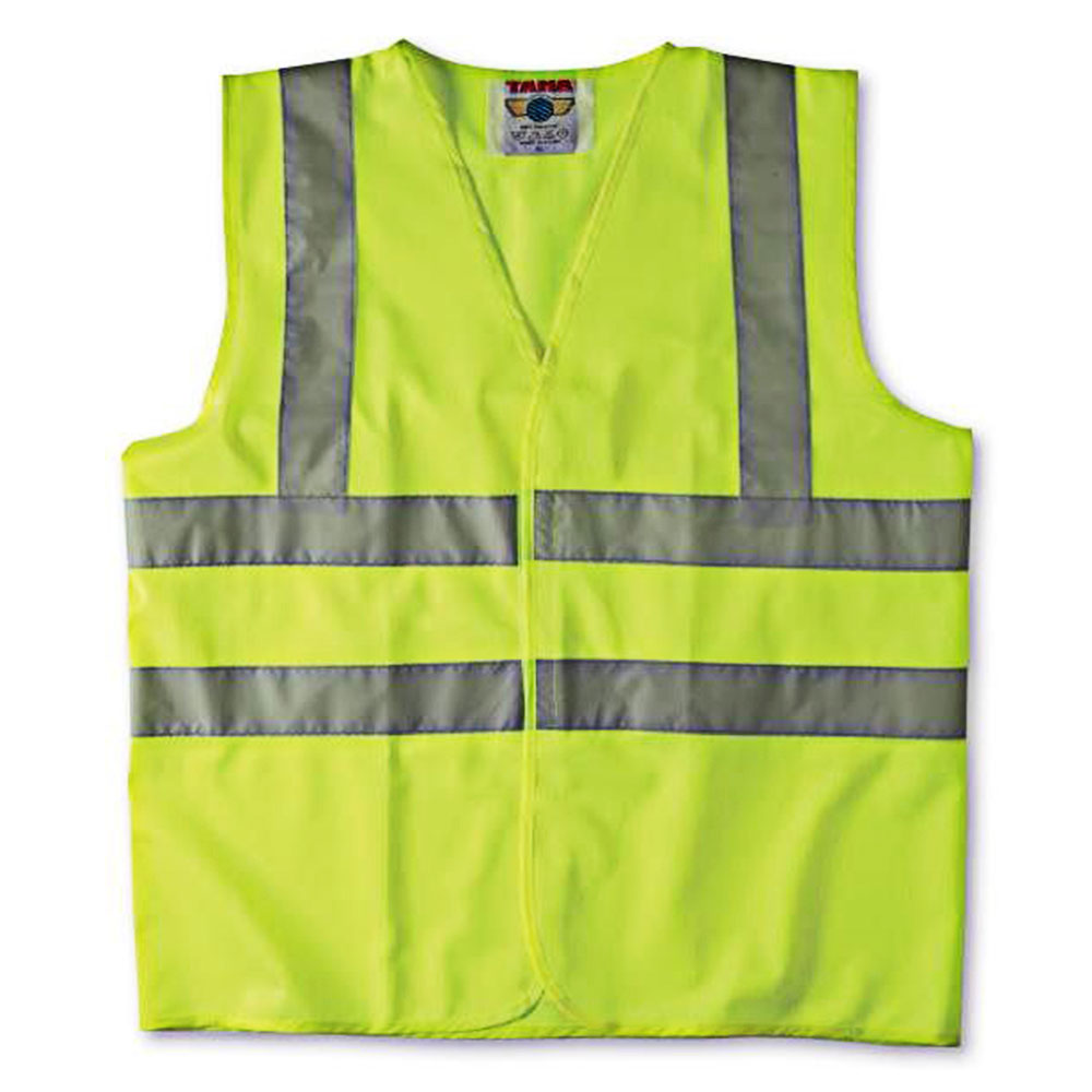 TAHA REFLECTOR - SAFETY JACKET CLOTH 2 LINE XL (GREEN COLOUR)